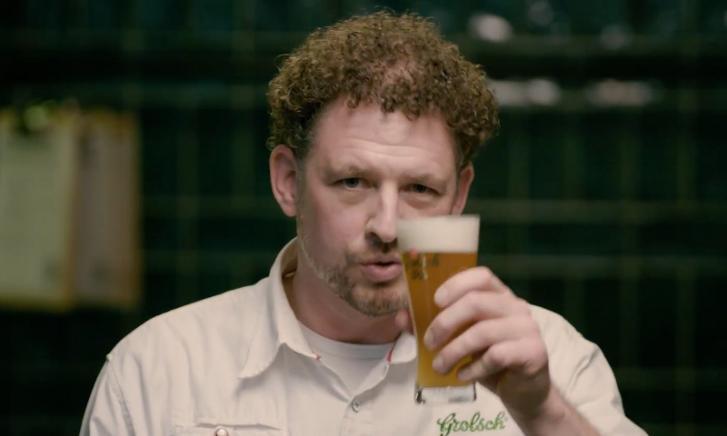 Marc Janssen met Grolsch Weizen IPA